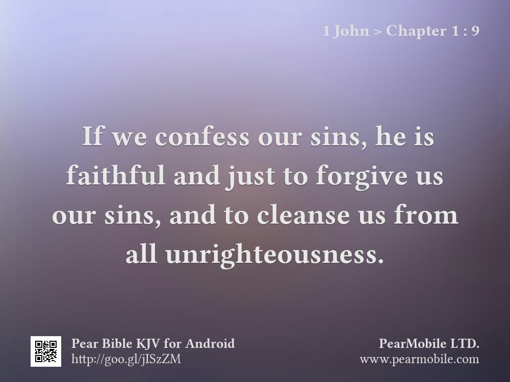 1 John, Chapter 1:9